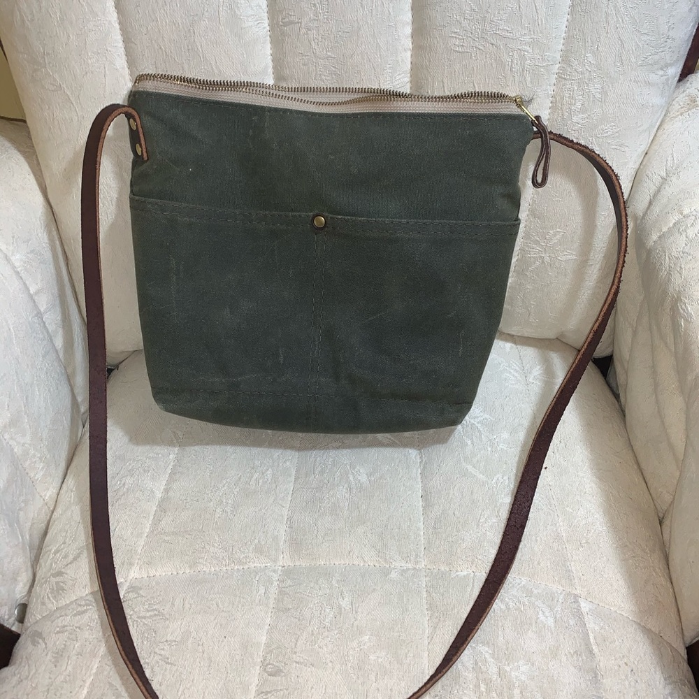 Waxed canvas Etsy bag